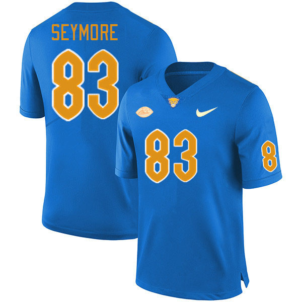 Men #83 Lamar Seymore Pitt Panthers College Football Jerseys Stitched Sale-Royal